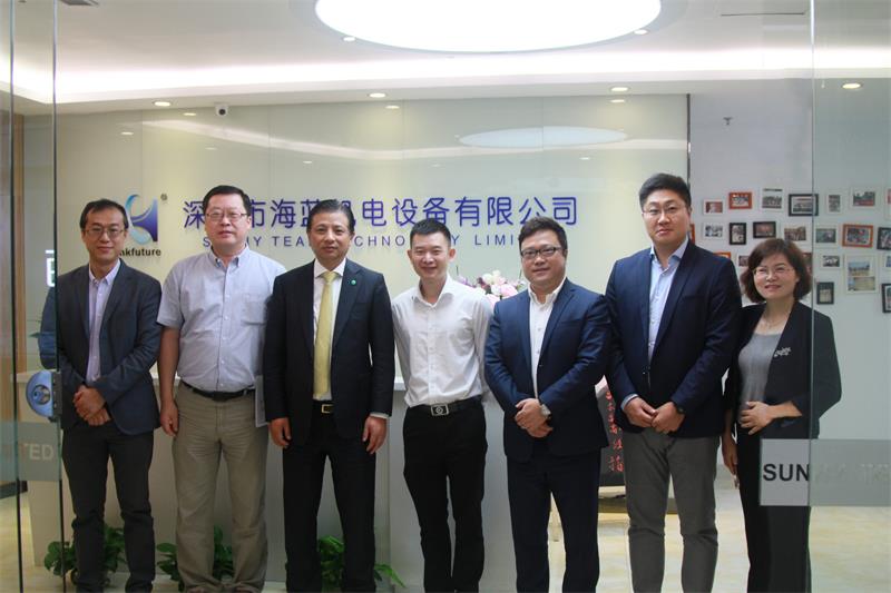 熱烈歡迎三菱電機(jī)自動(dòng)化蒞臨海藍(lán)機(jī)電參觀(guān)指導(dǎo)工作！