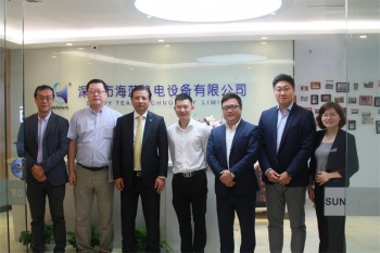 熱烈歡迎三菱電機自動化蒞臨海藍機電參觀指導工作！