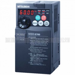 三菱變頻器FR-E720-0.1K日本原裝，電源三相220V,