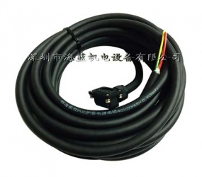 三菱電機(jī)電源線MR-PWS1CBL5M-A1-L，三菱MR-JE，MR-J4,MR-J3系列電機(jī)專用
